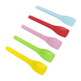Eiscreme-Schaufel Farben CPLA 10cm (100 Stück)