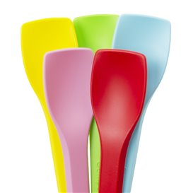 Eiscreme-Schaufel Farben CPLA 10cm (100 Stück)