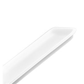 Weißes Zuckerrohr-Tablett 20,5x14,5cm (50 Stück)