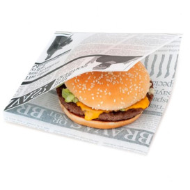 Hamburgertüten fettdicht offen Times 17x18cm (4.000 Einh.)