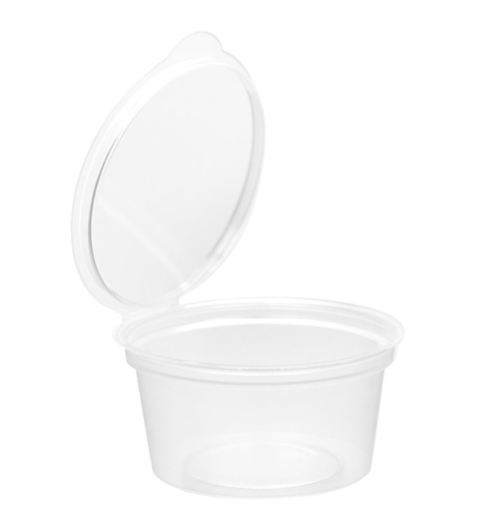 Gefäß PP Transparent für Saucen 30ml Ø4,8cm (200 Stück) Gefäß PP Transparent für Saucen 30ml Ø4,8cm (200 Stück)
