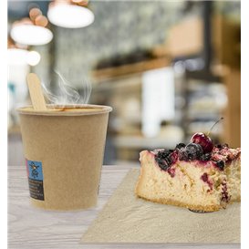 Kartonbecher 3Oz/100ml Kraft-Kraft Ø5,8cm (1.500 Stück)