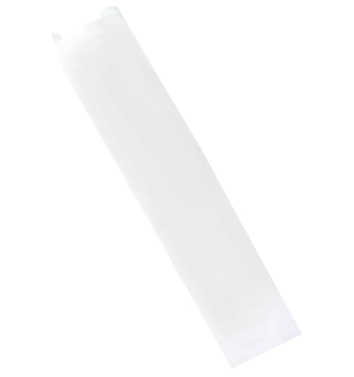 Papiertüten weiß 9+5x24cm (250 Stück) Papiertüten weiß 9+5x24cm (250 Stück)