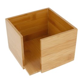 Serviettenhalter Cocktail Aus Bambus 13,5x13,5x10cm (1 Stück)