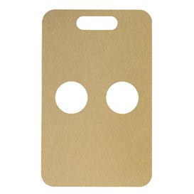 Becherhalter aus Papier Kraft 23,9x18cm Ø8,0cm (100 Stück)
