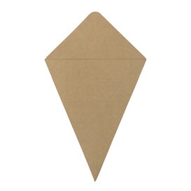 Spitztüten Kraft für Lebensmittel 26,5cm 250g (50 Stück)