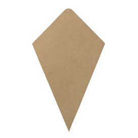 Spitztüten Kraft für Lebensmittel 26,5cm 250g (50 Stück)