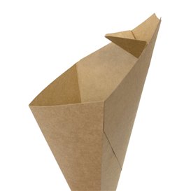 Spitztüten Kraft für Lebensmittel 26,5cm 250g (50 Stück)