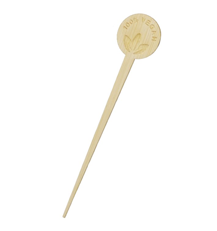 Veganer Bambusspieß 10cm (50 Stück) Veganer Bambusspieß 10cm (50 Stück)