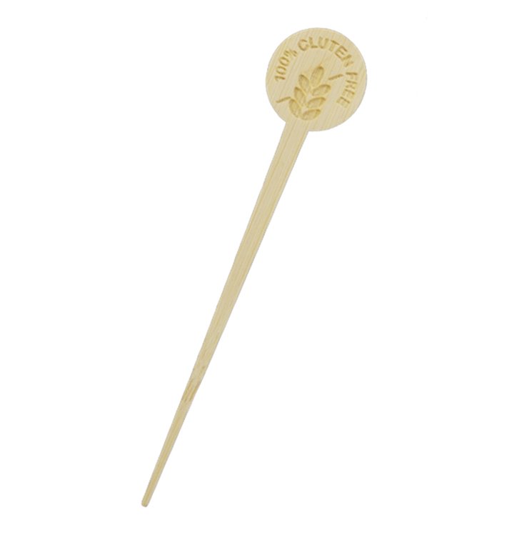 Bambus-Spieß Glutenfrei 10cm (600 Stück) Bambus-Spieß Glutenfrei 10cm (600 Stück)