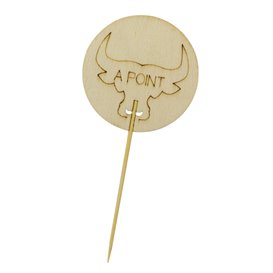 Bambus-Kochstab A Spitze 9cm “A Point” (1200 Stück)