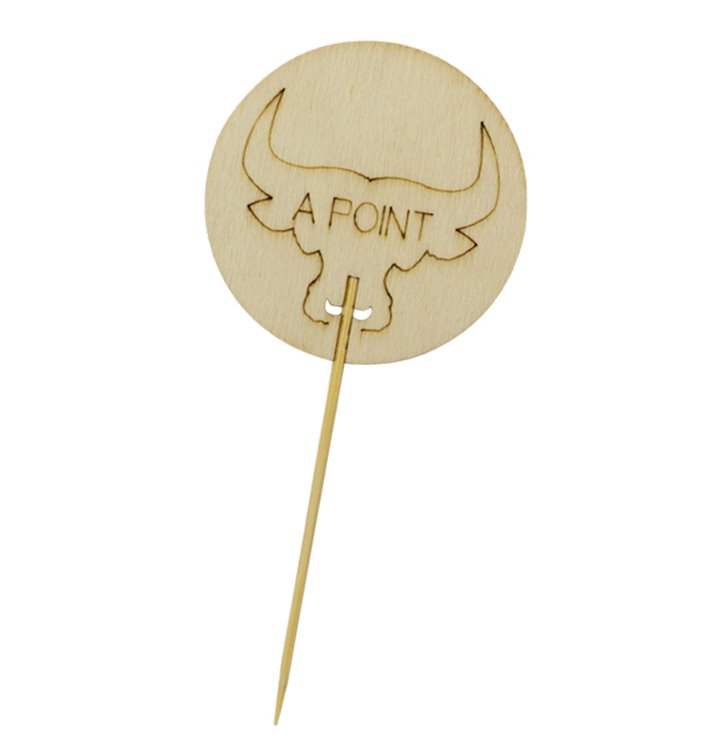 Bambus-Kochstab A Spitze 9cm “A Point” (1200 Stück) Bambus-Kochstab A Spitze 9cm “A Point” (1200 Stück)