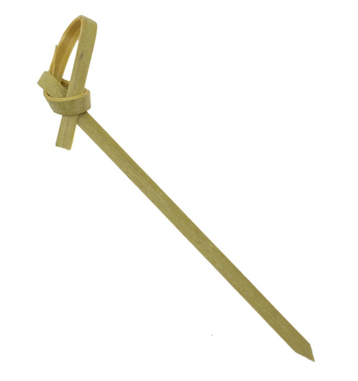 Natürliche Fingerfood-Spieße aus Bambus "Knoten" 7cm in einer Schachtel (2.500 Stück) Natürliche Fingerfood-Spieße aus Bambus "Knoten" 7cm in einer Schachtel (2.500 Stück)