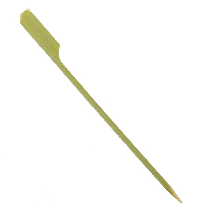 Natürliche Fingerfood-Spieße aus Bambus "Golf" 15cm in einer Schachtel (1.200 Stück) Natürliche Fingerfood-Spieße aus Bambus "Golf" 15cm in einer Schachtel (1.200 Stück)