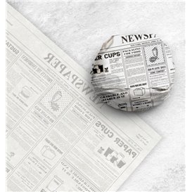 Wachspapier fettdicht "Periodico" für Burger 28x31cm (1.000 Stück)