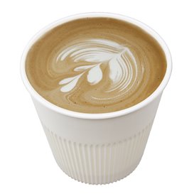Langlebiger Wiederverwendbarer Becher PP Creme 230ml Ø9,6cm (100 Stück)