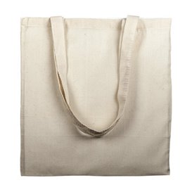 Baumwolltasche mit Langen Griffen Beige 38x42cm (1 Stück)