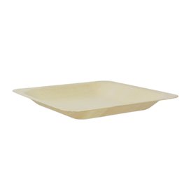 Quadratischer Holzteller 10,5x10,5cm (600 Stück)