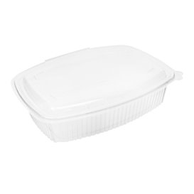 Verpackungsbecher mit Klappdeckel Hoch PP 1500ml (25 Stück)