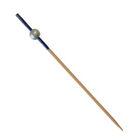Bambusspieß Blau/Silber 10cm (1.200 Stück)