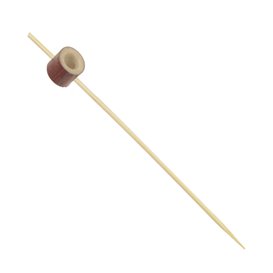 Bambusspieß mit Rotem Ring 12cm (1000 Stück)