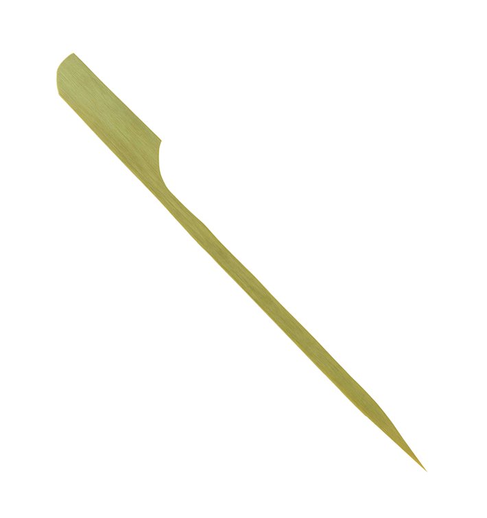 Natürliche Fingerfood-spieße aus Bambus "Golf" 18cm (50 Stück) Natürliche Fingerfood-spieße aus Bambus "Golf" 18cm (50 Stück)