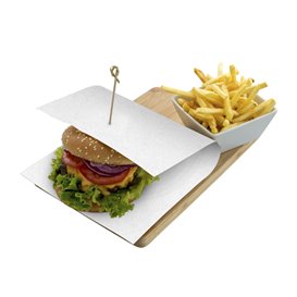 Wachspapier fettdicht Weiß für Burger 31x42cm (1.000 Stück)