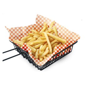Fettdichtes Einwickelpapier “Vichy” Rot 31x42cm (1.000 Stück)