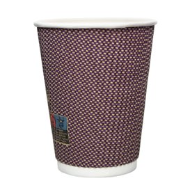 Biologischer Kaffeebecher aus Wellpappe 9Oz/270ml Ø8cm (25 Stück)
