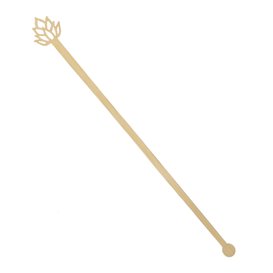 Bambus Lotusblüte Getränkrührer 18cm (50 Stück)