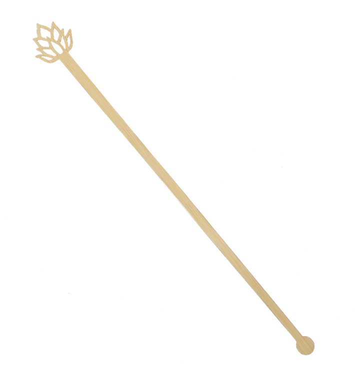 Bambus Lotusblüte Getränkrührer 18cm (50 Stück) Bambus Lotusblüte Getränkrührer 18cm (50 Stück)