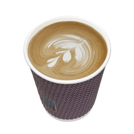 Biologischer Kaffeebecher aus Wellpappe 9Oz/270ml Ø8cm (1050 Stück)