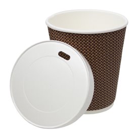 Reisedeckel mit weißem Papierloch Ø8,0cm (50 Stück) 