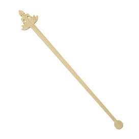 Getränkrührer aus Bambus „Bouddha 1“ 14cm (50 Stück)