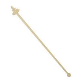 Getränkrührer aus Bambus „Bouddha 1“ 18cm (50 Stück)