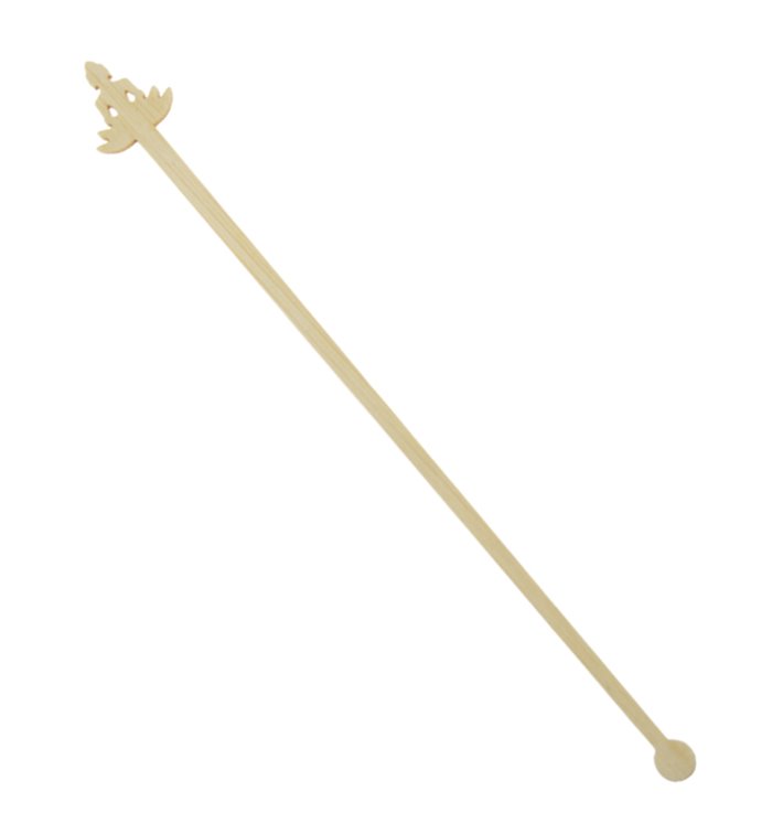 Getränkrührer aus Bambus „Bouddha 1“ 18cm (50 Stück) Getränkrührer aus Bambus „Bouddha 1“ 18cm (50 Stück)