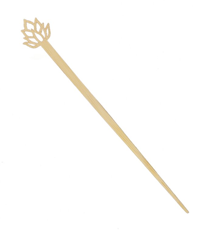 Bambus Lotusblüte Getränkrührer 12cm (50 Stück) Bambus Lotusblüte Getränkrührer 12cm (50 Stück)