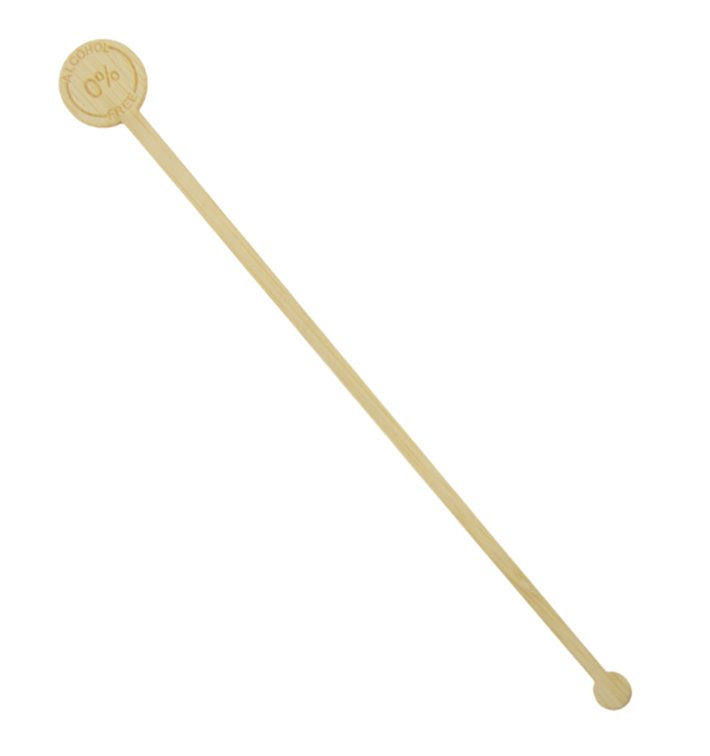 Bambus Getränkrührer 0% Alkohol 18cm (50 Stück)