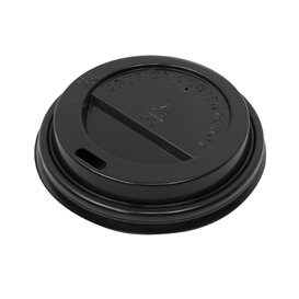 Weißer Deckel mit Loch für Pappbecher 4Oz/120ml Ø6,2cm (50 Stück)