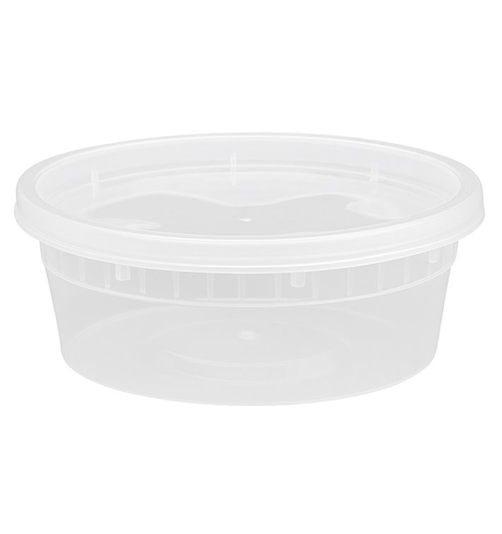 Plastikbehälter aus PP “Deli Range” Transparent met Deckel 240ml (40 Stück) Plastikbehälter aus PP “Deli Range” Transparent met Deckel 240ml (40 Stück)