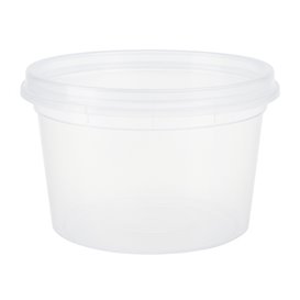 Plastikbehälter aus PP “Deli Range” Transparent met Deckel 480ml (240 Stück)