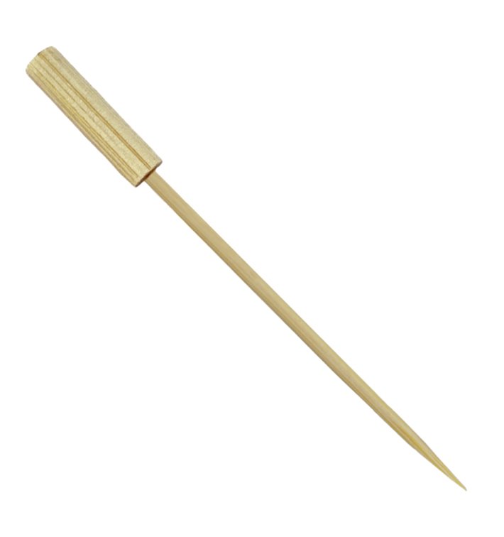 Bambus Spieß Zylinder 7cm (100 Stück) Bambus Spieß Zylinder 7cm (100 Stück)