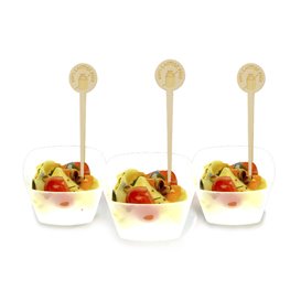 Bambus-Markierungsstab Lactose Free 10cm (50 Stück)