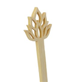 Bambus Lotusblüte Getränkrührer 14cm (600 Stück)