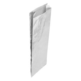 Papier d'Aluminium Sulfurisé Argenté 26*10,3+5cm (250 Uds)