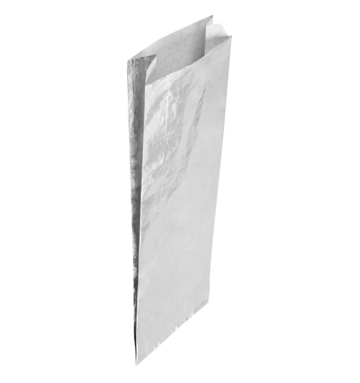Papier d'Aluminium Sulfurisé Argenté 26*10,3+5cm (250 Uds) Papier d'Aluminium Sulfurisé Argenté 26*10,3+5cm (250 Uds)