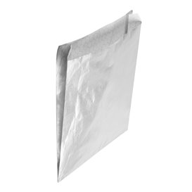 Papier d'Aluminium Sulfurisé Argenté 22,3*20+5cm (2000 Uds)