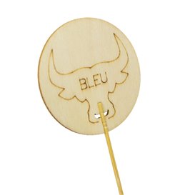 Zahnstocher Marker Zu Wenig Gemacht “Bleu” 9cm (1200 Stück)