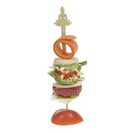 Bambusspieß „Bouddha 1“ 12cm (50 Stück)