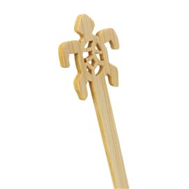 Bambus-Schildkröte Getränkrührer 14cm (600 Stück)